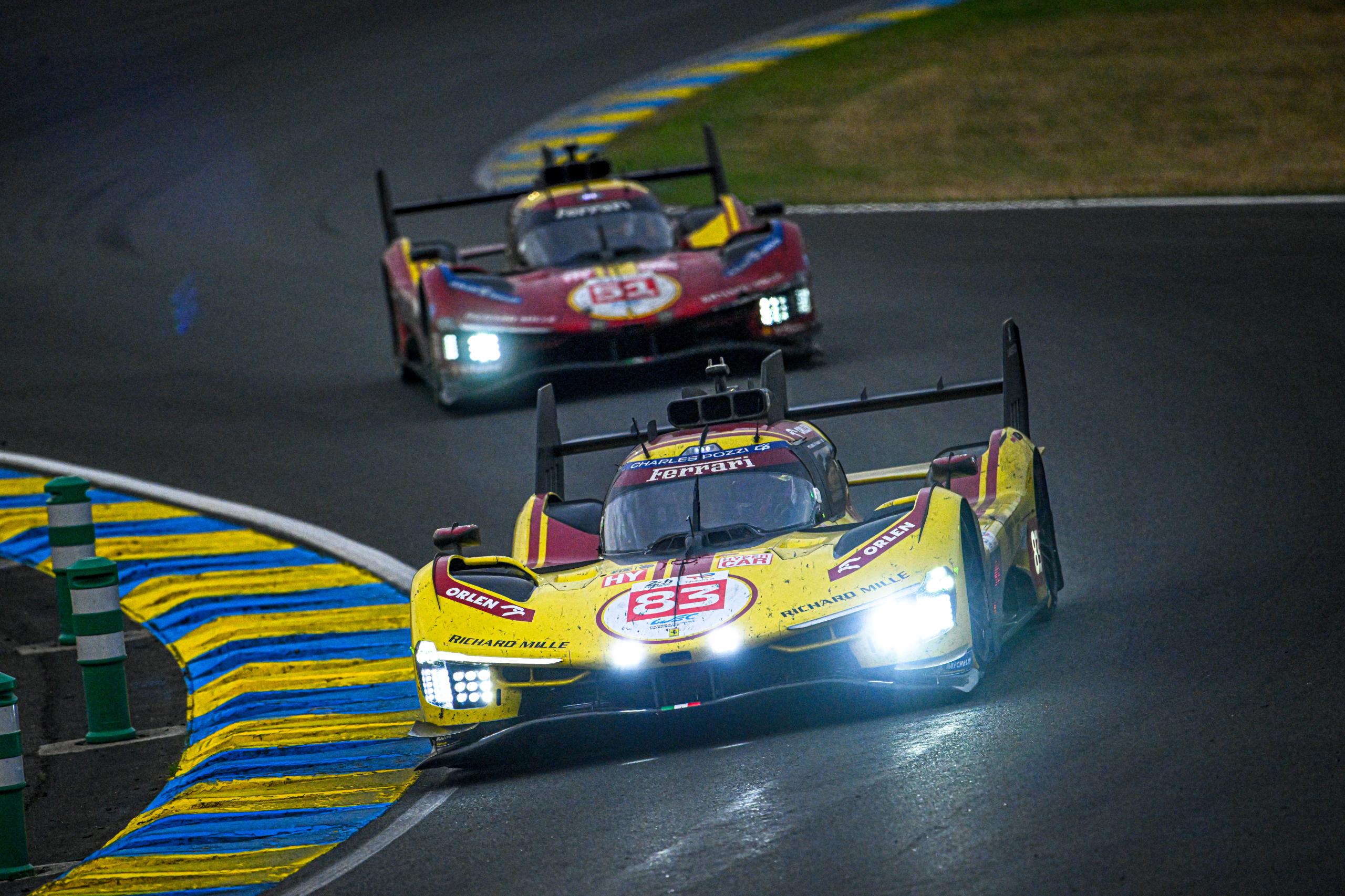 Victoire d’AF Corse au Mans : Kubica impose son tempo à Ferrari - Crédit photo : GIANLUCA SCIARRA via Ferrari