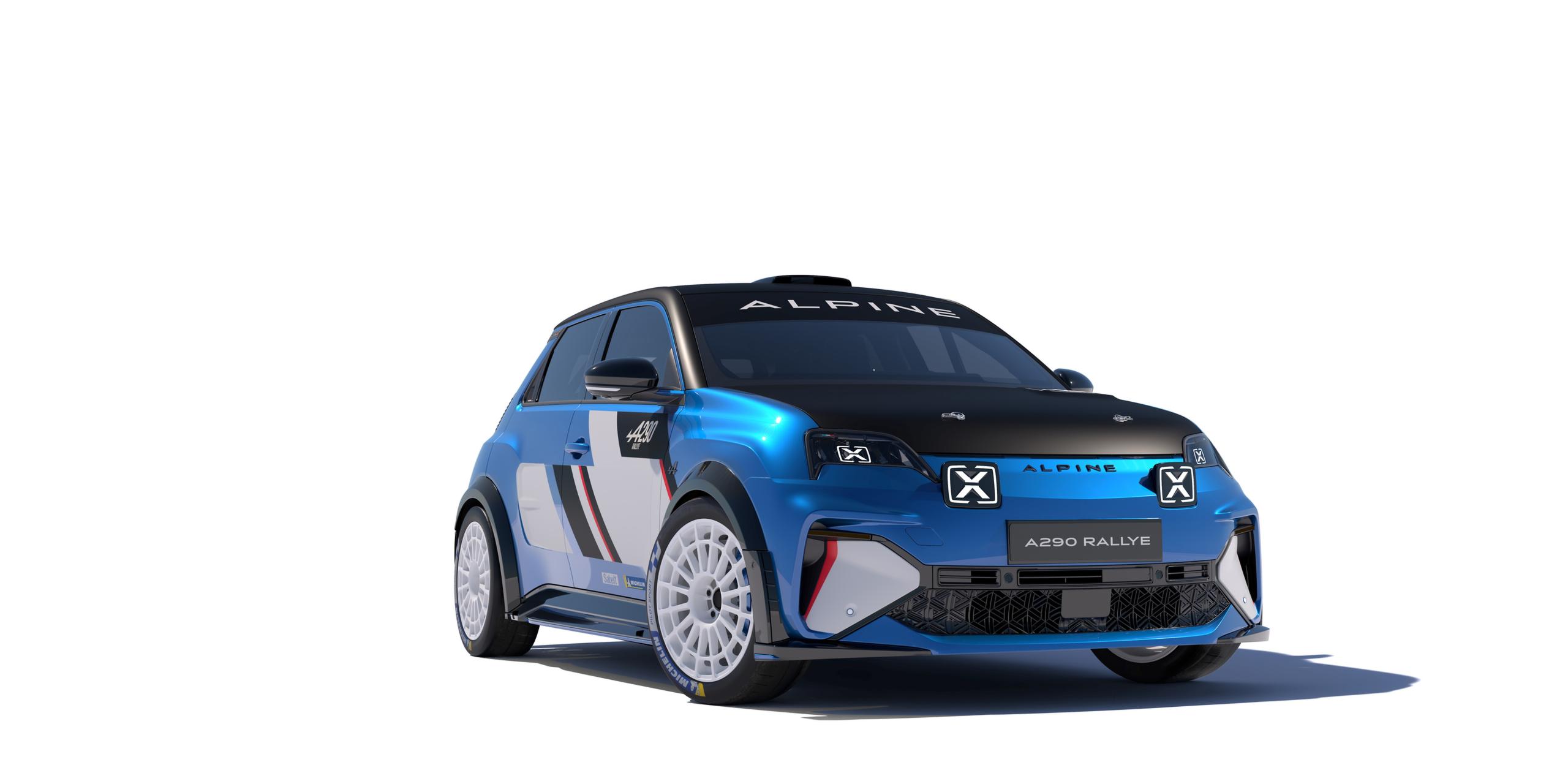 Alpine A290 Rallye : première Alpine électrique pour la compétition - Crédit photo : Alpine