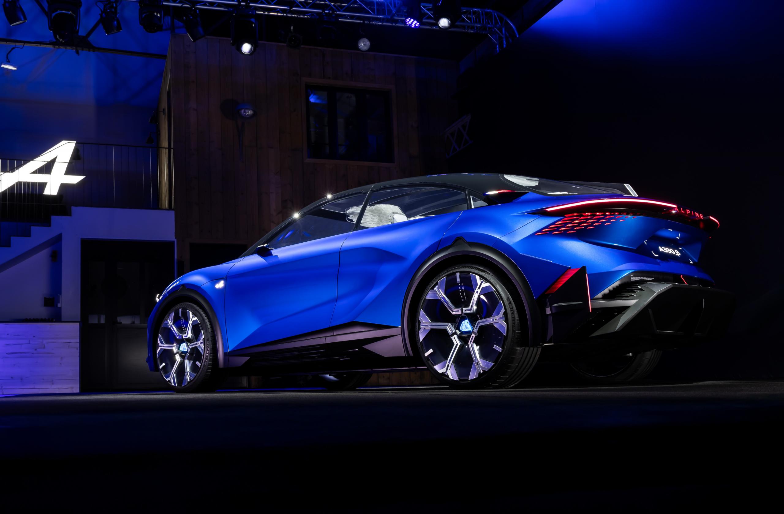 Alpine A390_Bêta : sport fastback électrique - Crédit photo : Alpine
