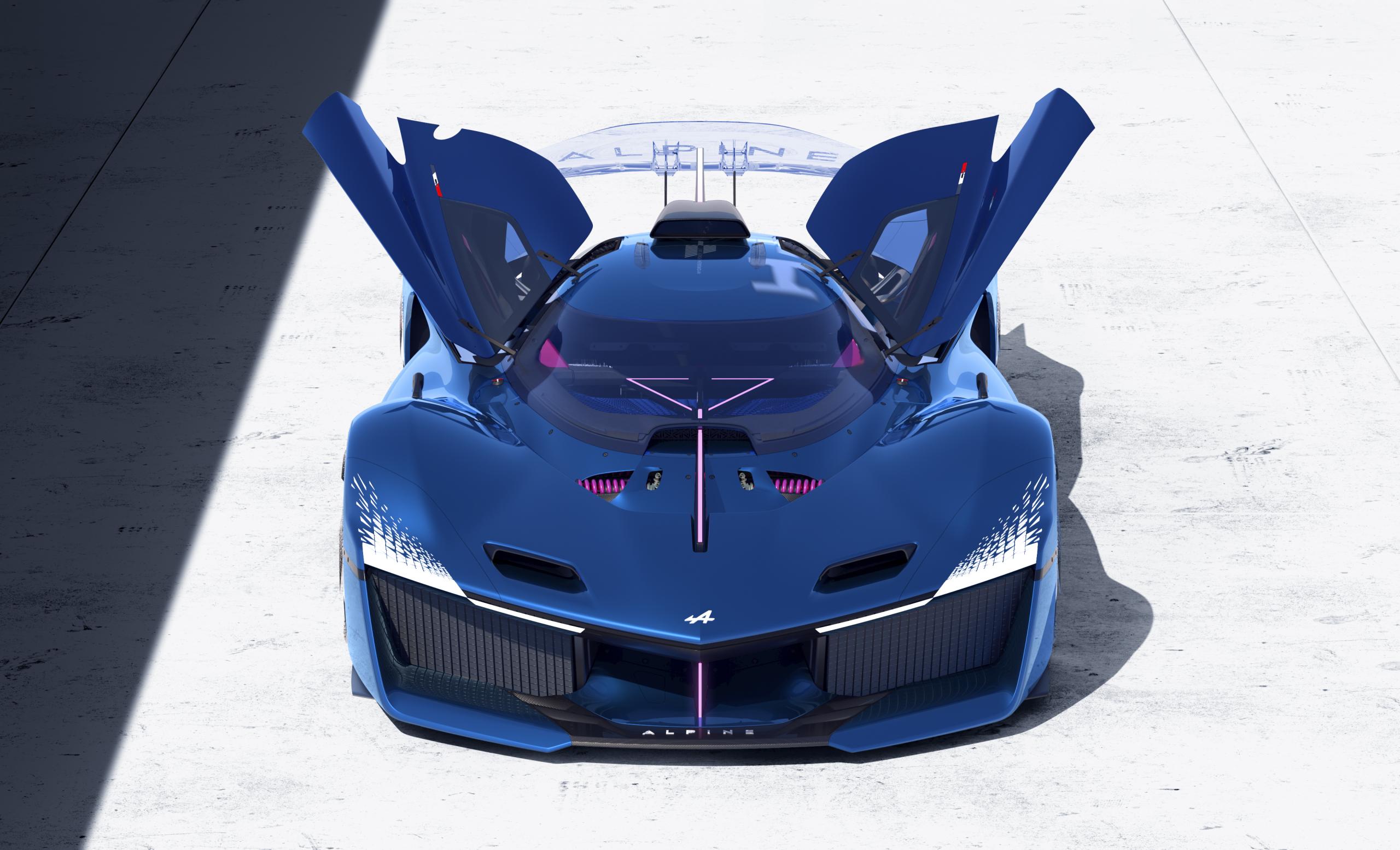 Alpine Alpenglow Hy6 : V6 biturbo à hydrogène de 740 chevaux - Crédit photo : Alpine