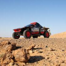 L'Audi RS Q e-tron se met à jour pour le Rallye Dakar 2024 - Crédit photo : Audi