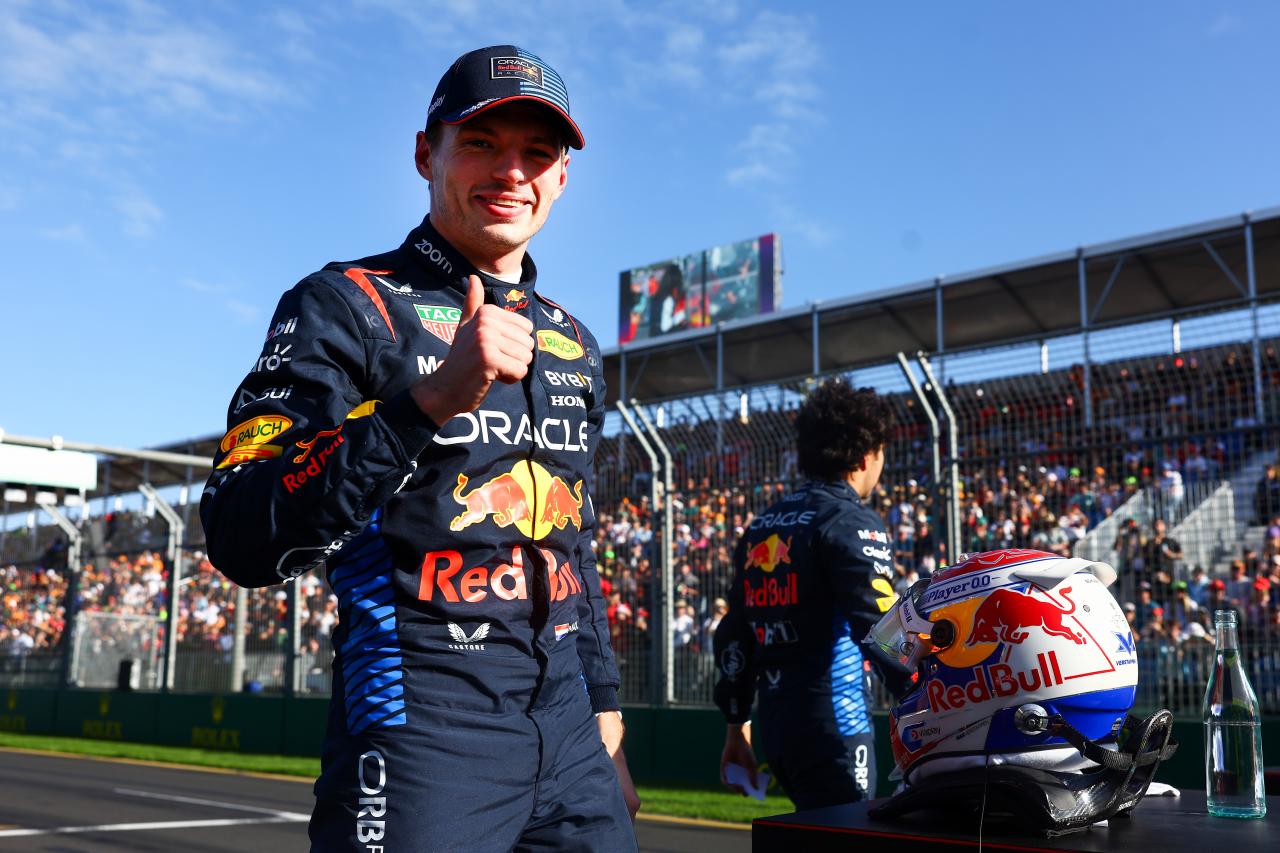 Verstappen domine les qualifications en Australie, Sainz et Pérez sur ses talons - Crédit photo : RB Content Pool - Getty Images