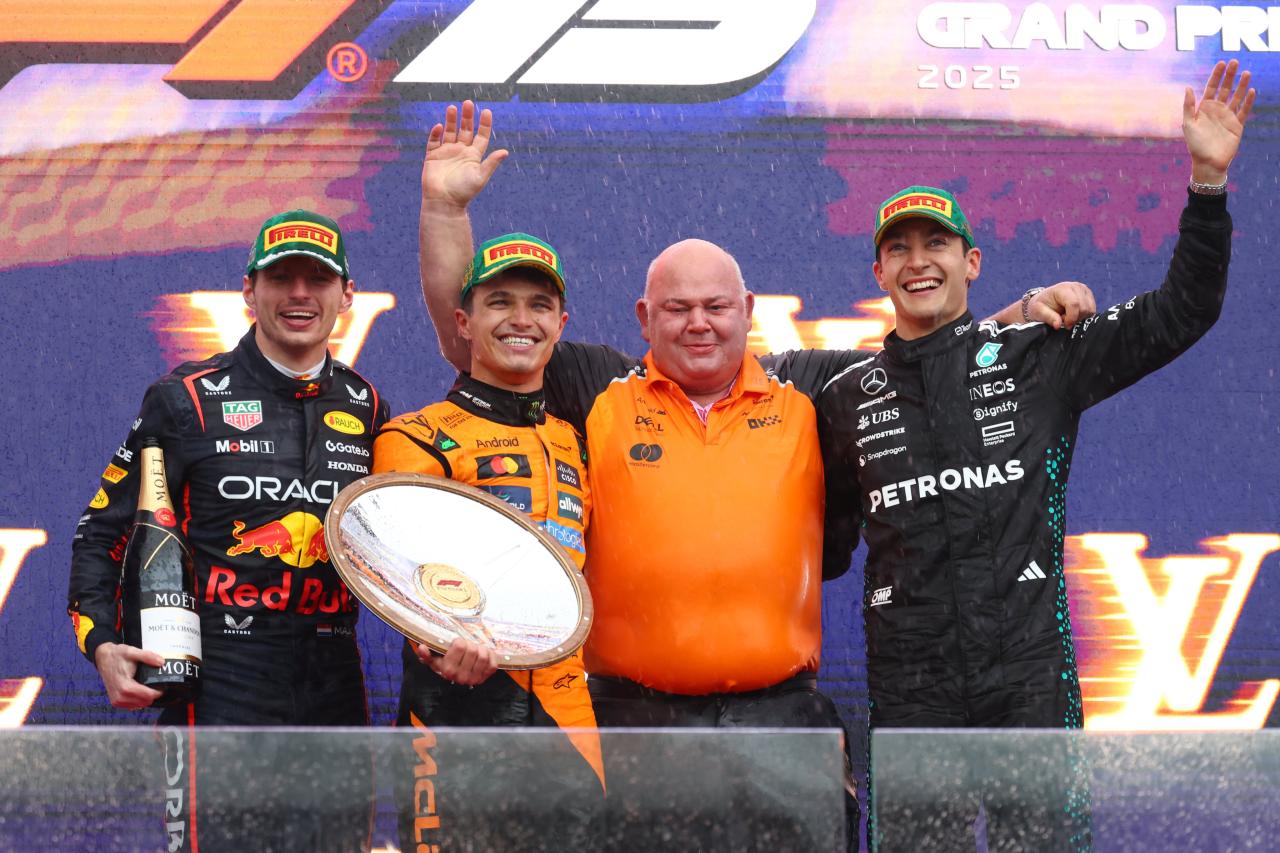 Norris triomphe en Australie après une course folle sous la pluie - Crédit photo : Red Bull Content Pool - Getty Images