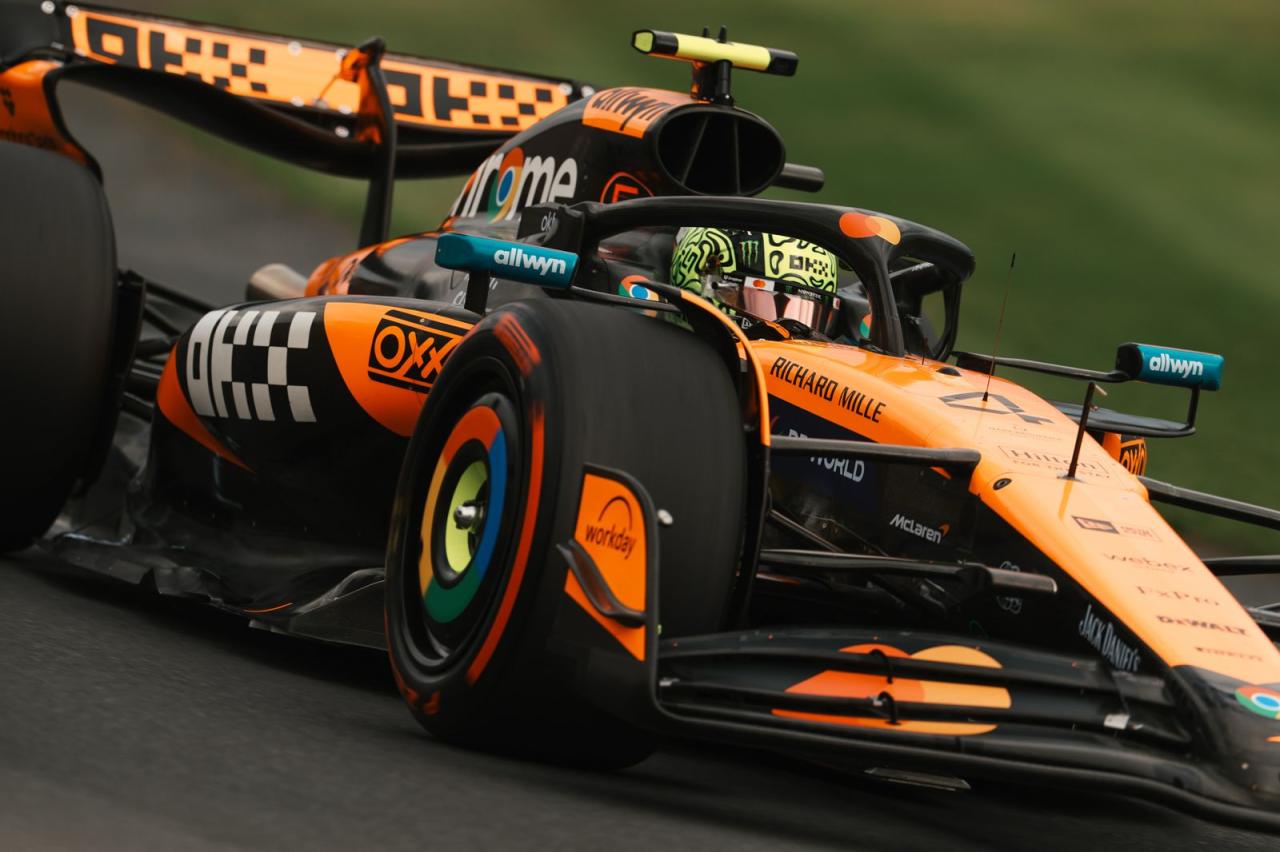 Norris entame la saison avec une pole position en Australie - Crédit photo : McLaren Racing