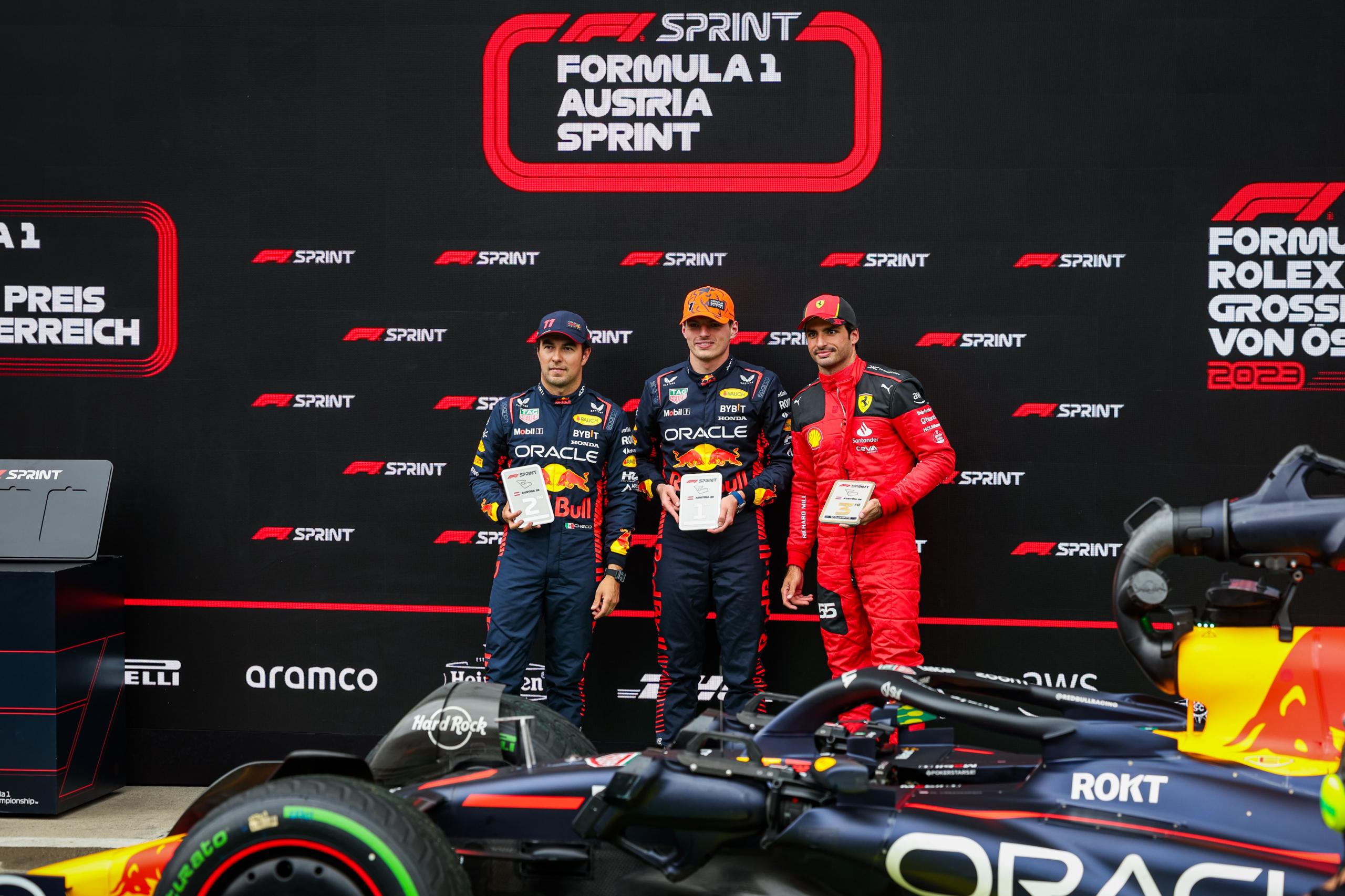 Journée sprint autrichienne dominée par Max Verstappen devant Checo Pérez - Crédit photo : FIA