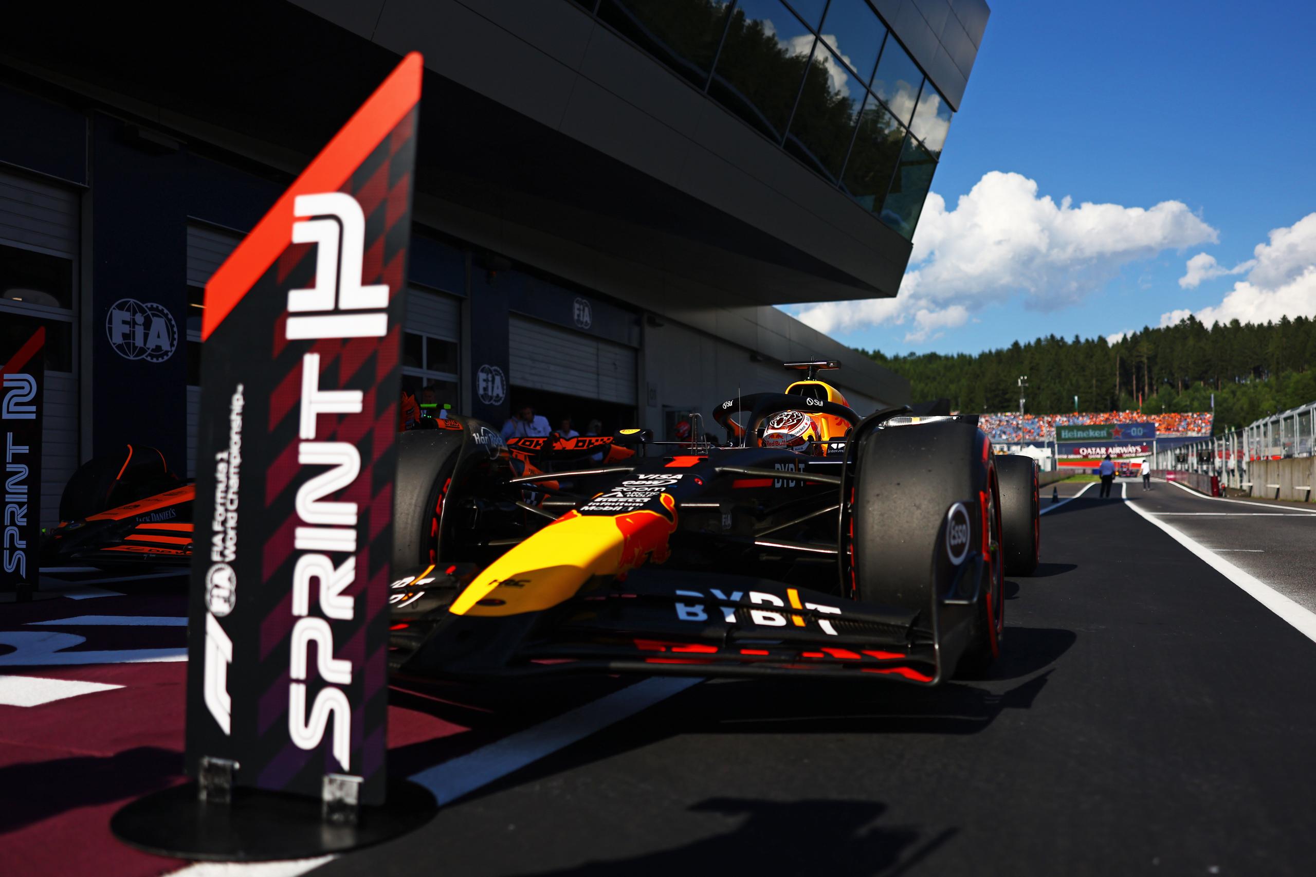 Max Verstappen : la pole devant les McLaren pour le Sprint autrichien - Crédit photo : Red Bull Content Pool - Getty Images