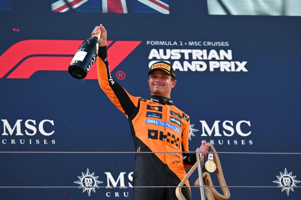 Norris triomphe en Autriche, Verstappen éliminé au premier tour - Crédit photo : Sutton Images / Pirelli