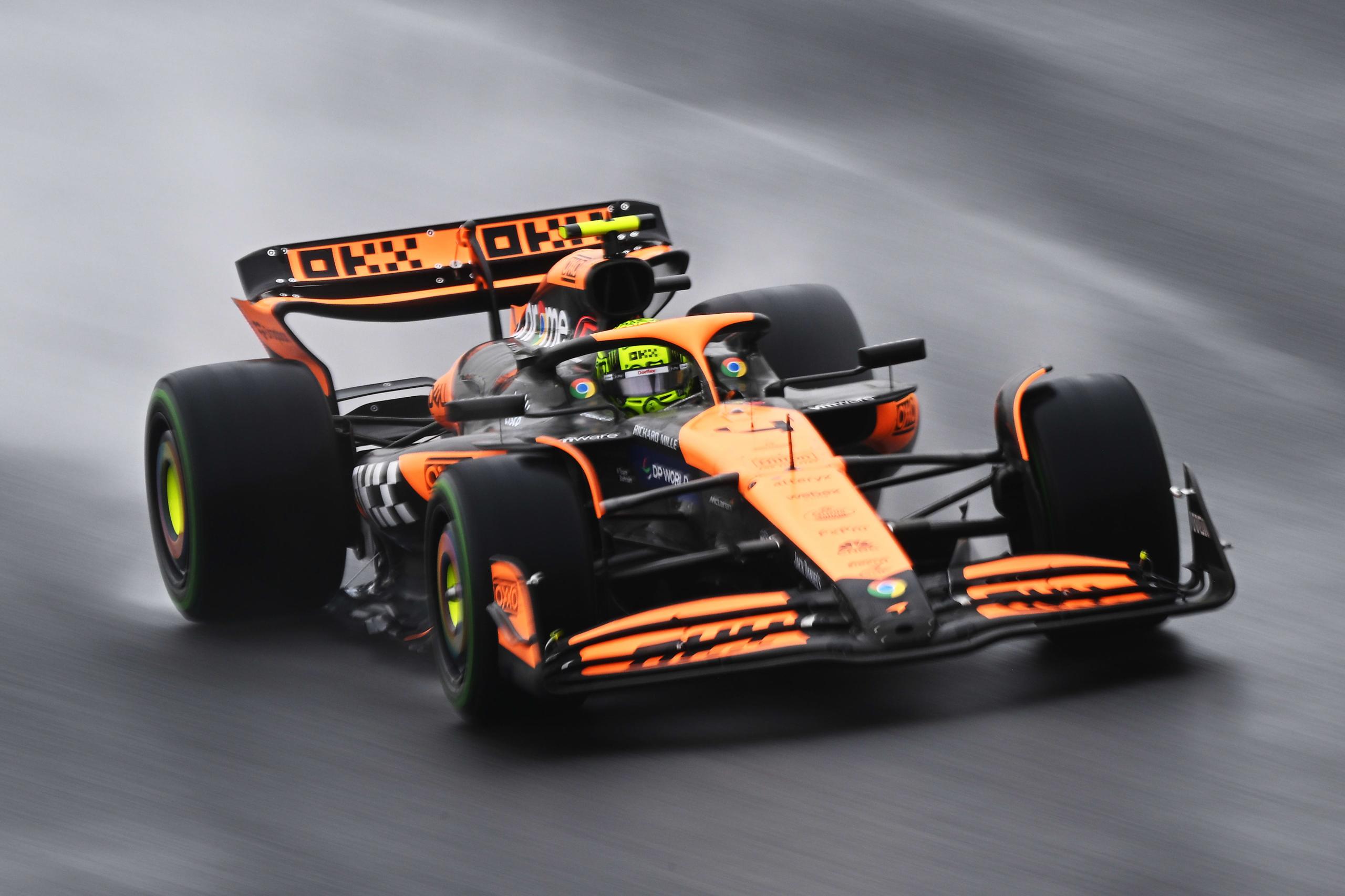 Norris triomphe d'une hécatombe pluvieuse en qualifs à Interlagos - Crédit photo : F1