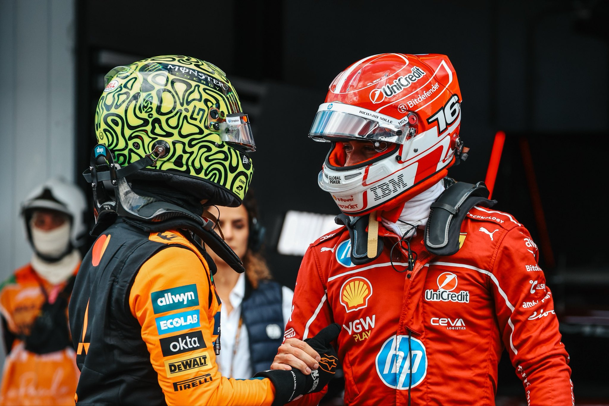 Norris en pole à São Paulo, Antonelli deuxième, Leclerc troisième - Crédit photo : McLaren Racing via X