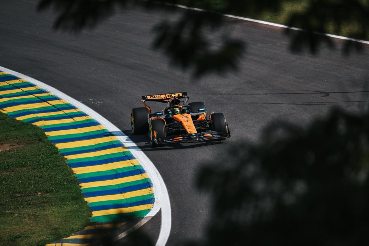 Qualifs Sprint au Brésil : Norris en pole devant Antonelli et Piastri - Crédit photo : McLaren Racing via X