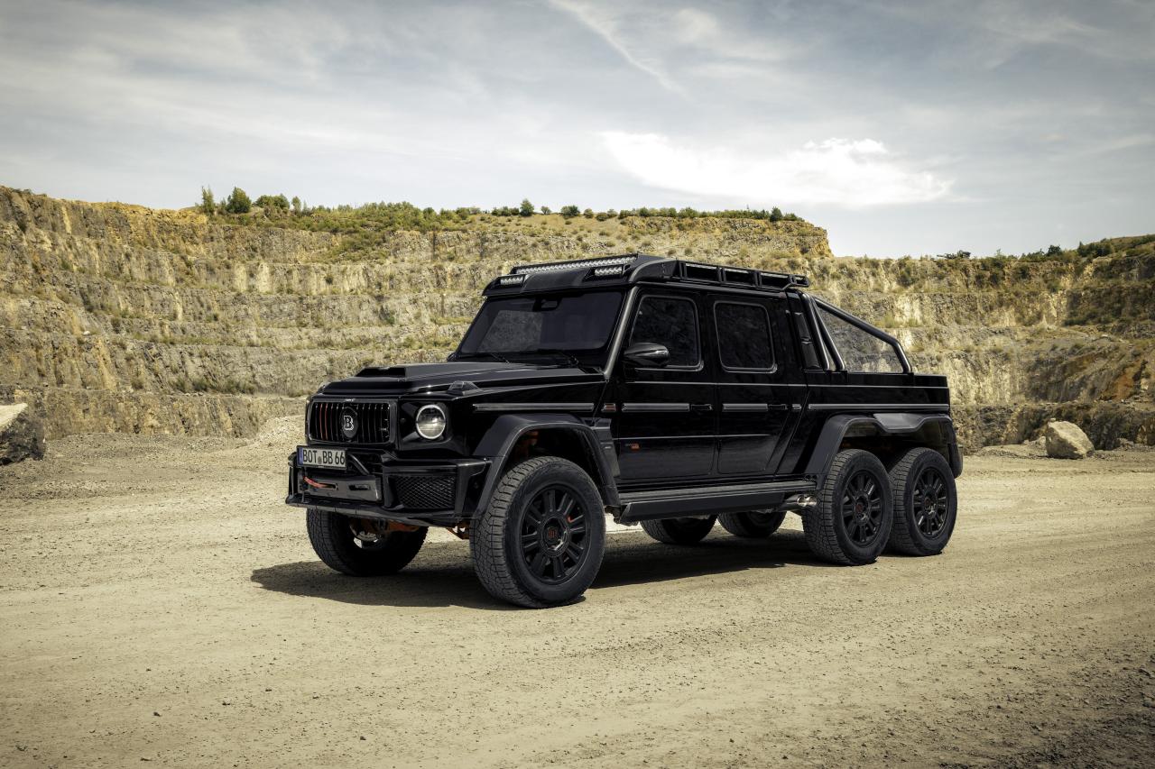BRABUS XLP 800 6x6 Adventure : classe G pick-up de 800 ch à 6 roues - Crédit photo : Brabus