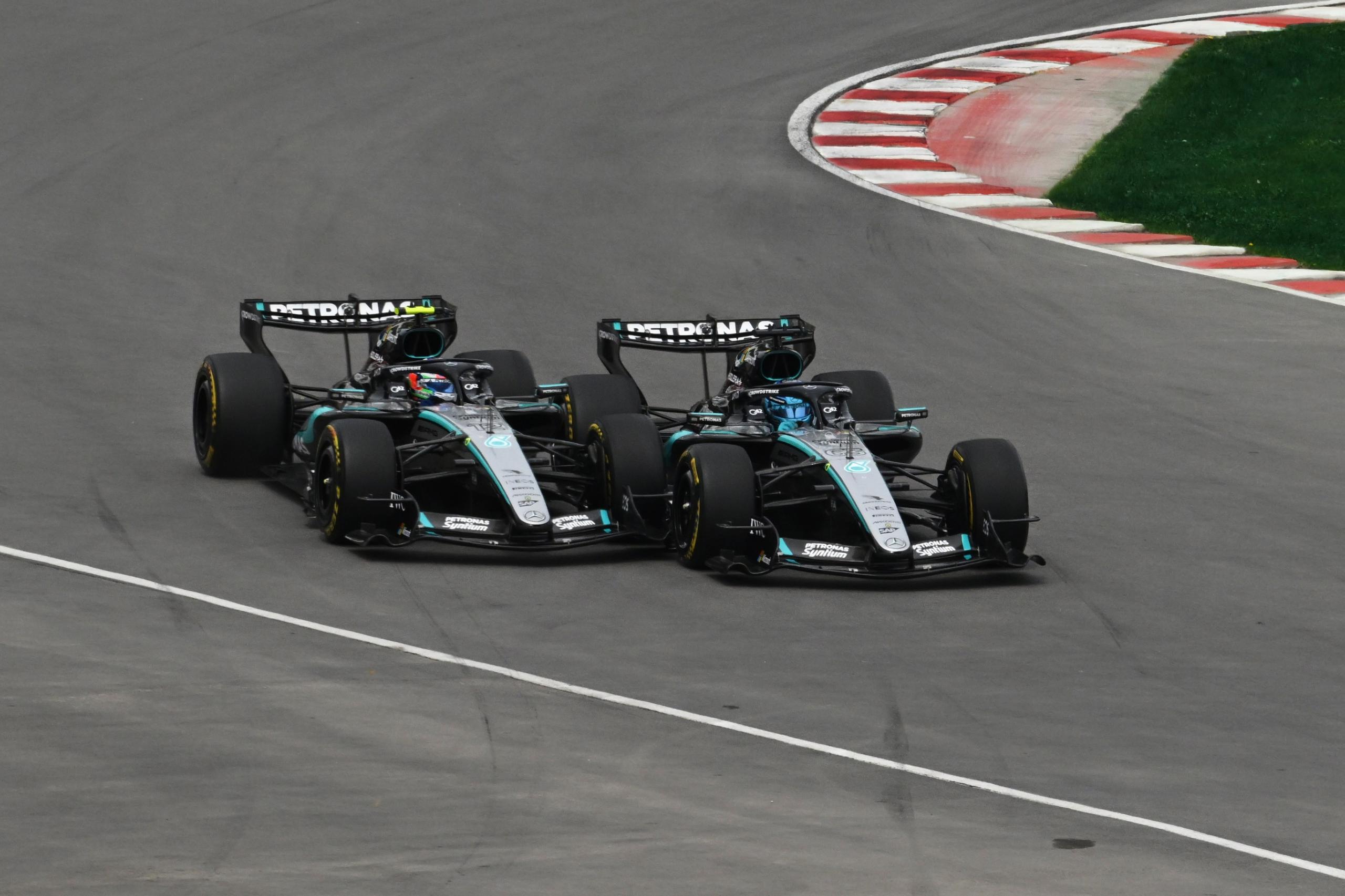 Duel fratricide entre les Mercedes au Sprint du Canada - Crédit photo : F1