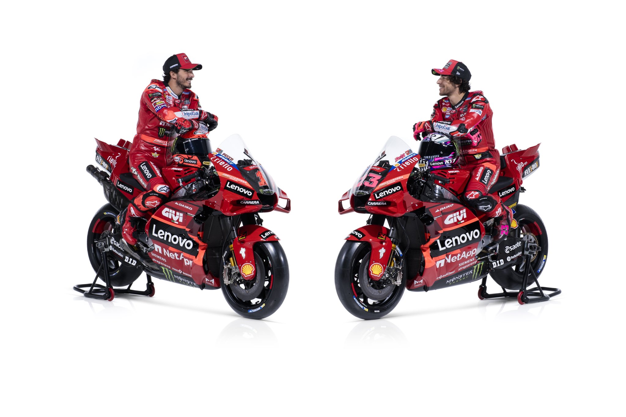 Ducati Lenovo Team montre son bolide écarlate pour 2023 - Crédit photo : Ducati Lenovo Team