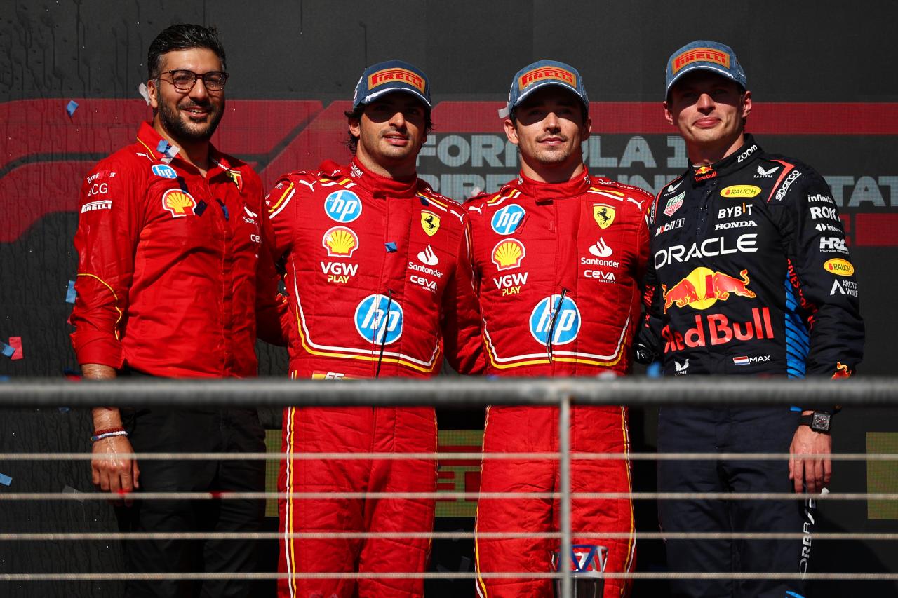 Leclerc triomphe et signe un doublé Ferrari à Austin - Crédit photo : Red Bull Content Pool - Getty Images