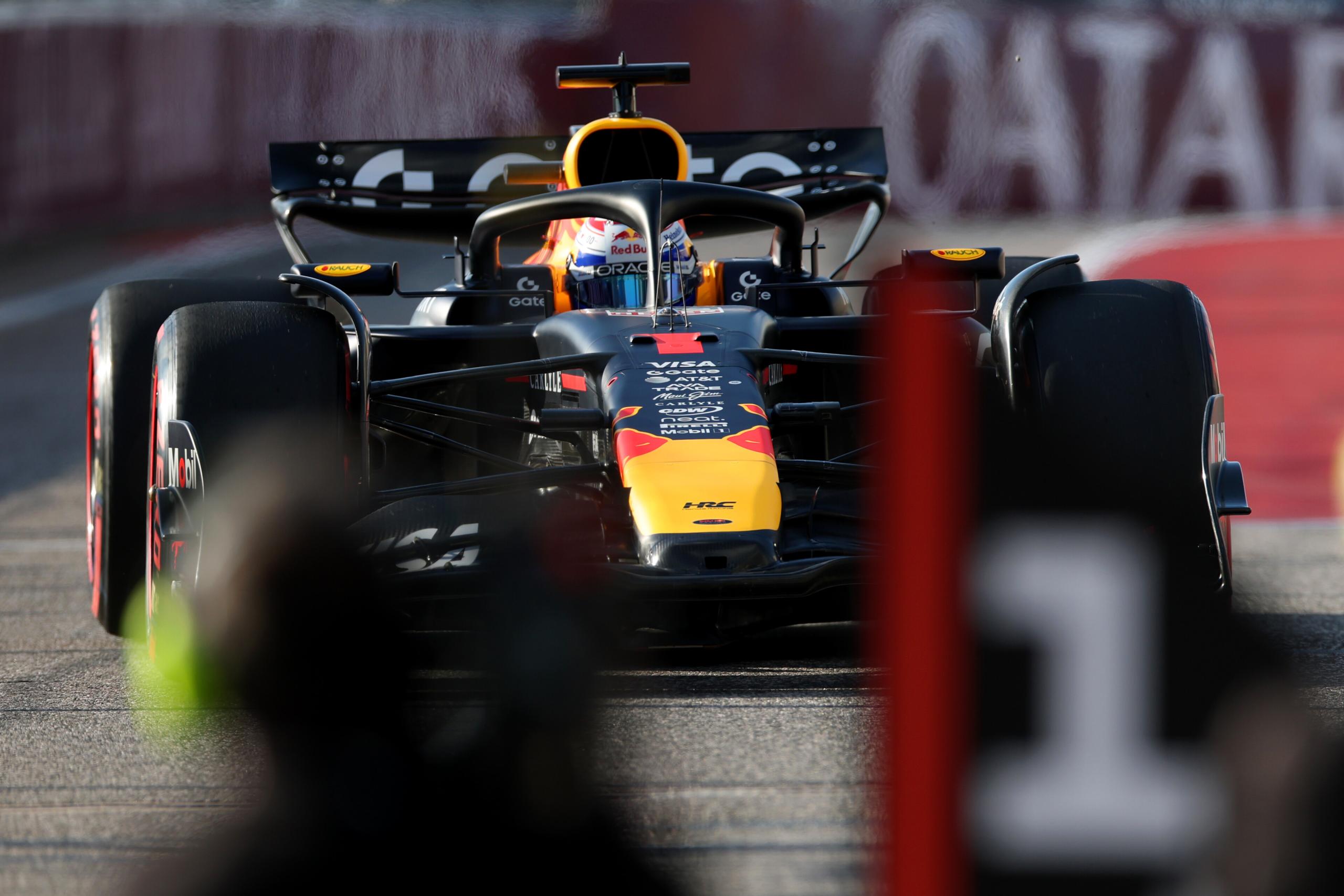 Verstappen s’impose face aux McLaren en Qualification Sprint à Austin - Crédit photo : Red Bull Content Pool - Getty Images