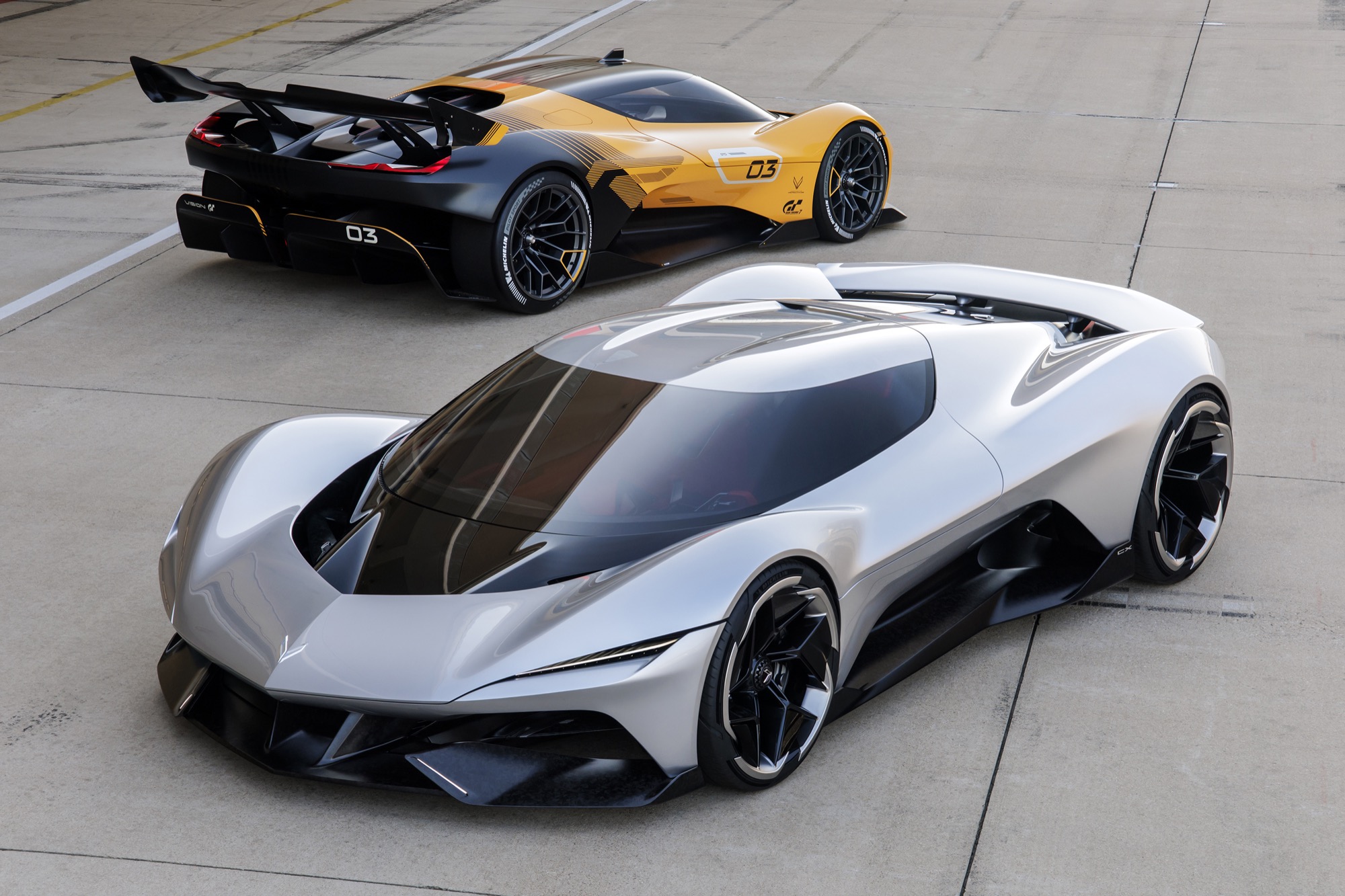Gran Turismo 7 : deux Corvette futuristes annoncées au Quail 2025 - Crédit photo : Chevrolet
