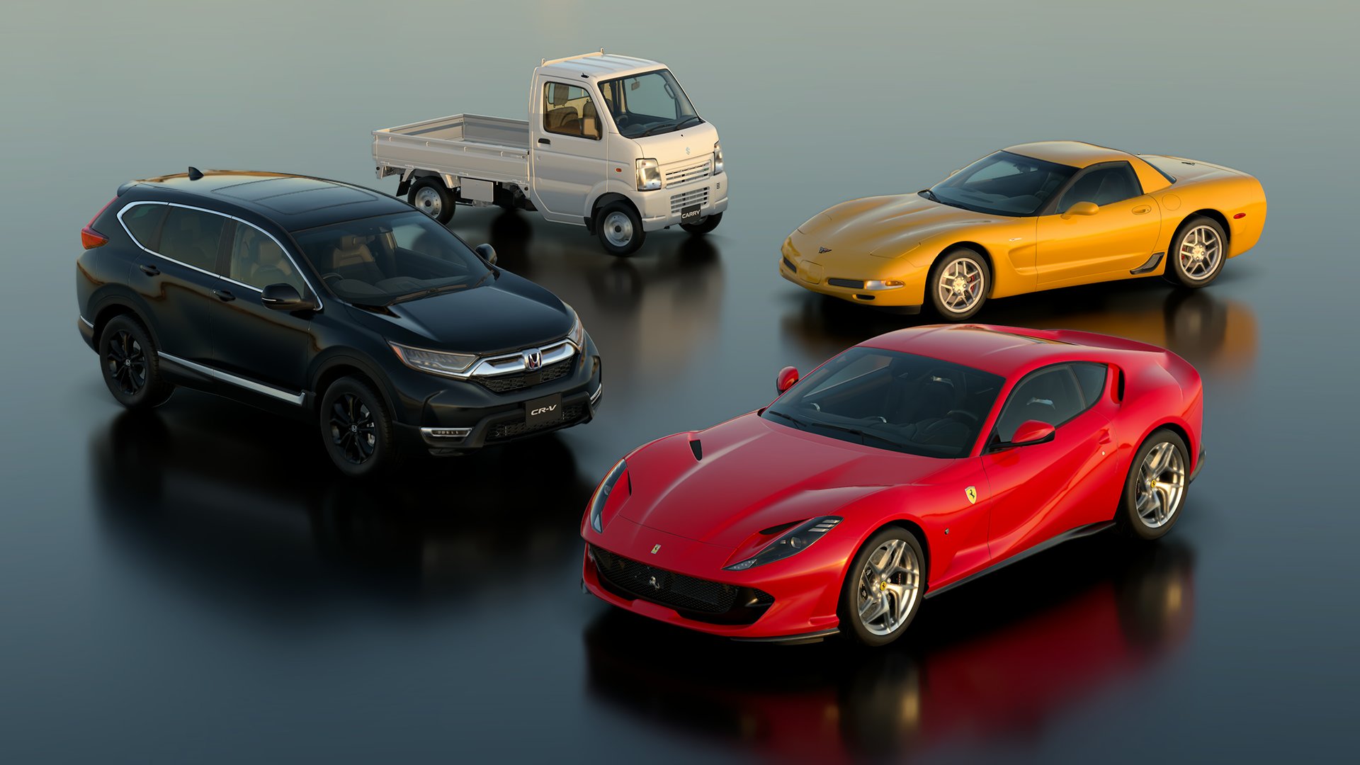 GT7 : Ferrari 812, CR-V hybride et 2 autres modèles ajoutés - Crédit photo : Gran Turismo