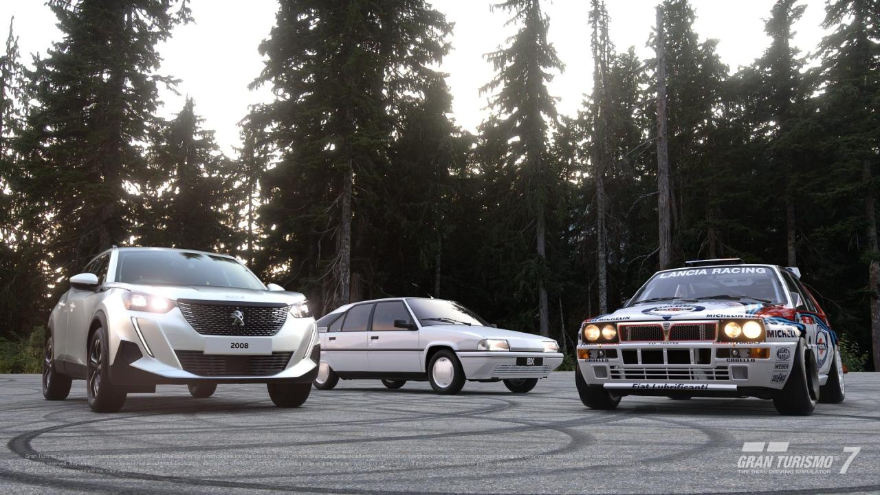 GT7 : Delta HF Integrale, BX et... 2008 dans la mise à jour 1.60 - Crédit photo : Gran Turismo