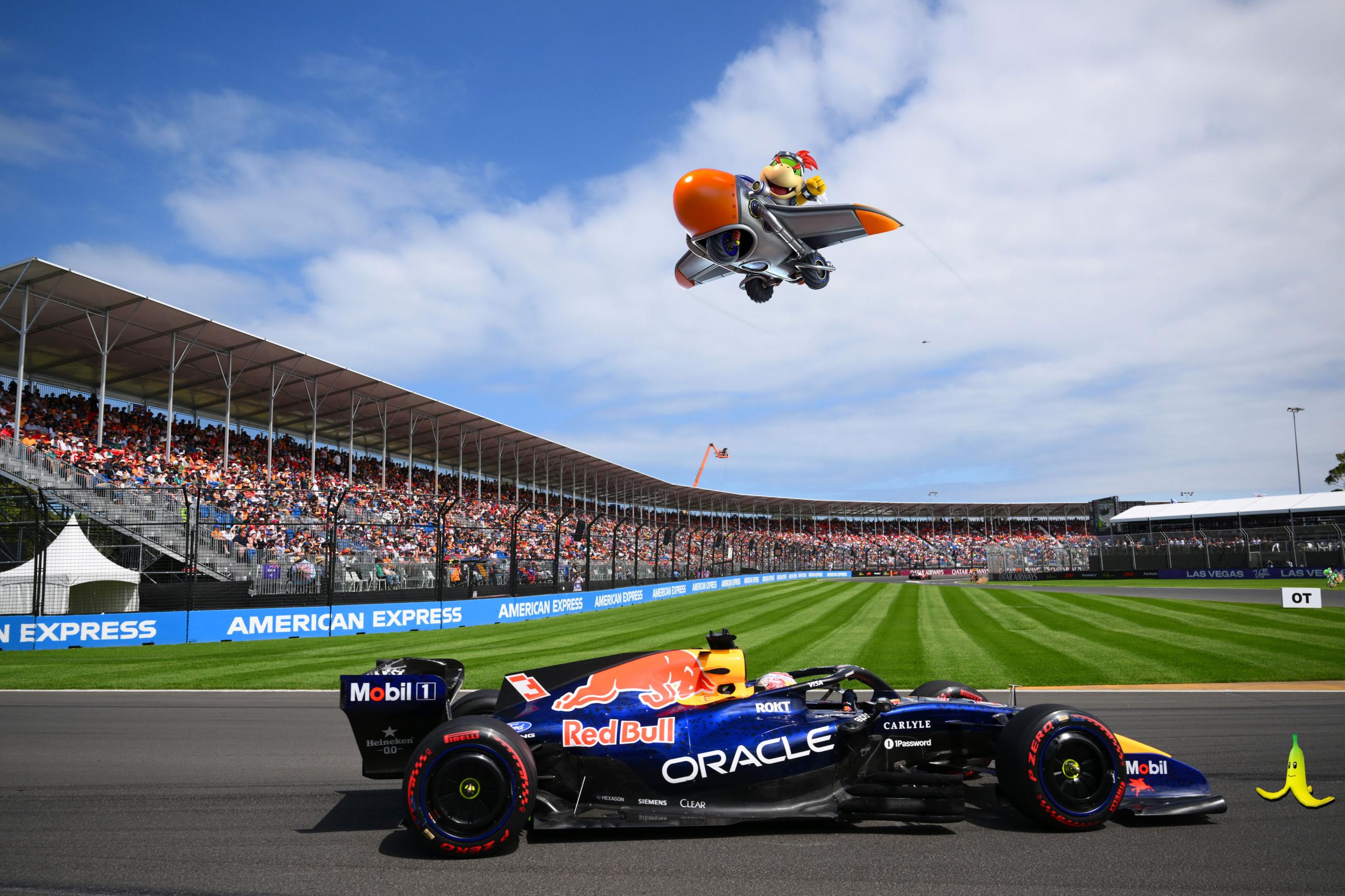Max Verstappen ironise sur le fun des F1 2026 - Crédit photo : Getty via Red Bull Content Pool - Nintendo