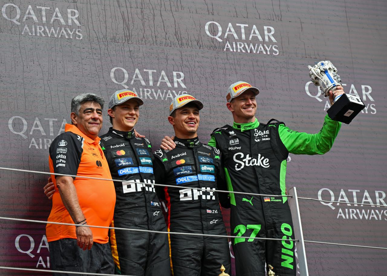 Norris s’impose à domicile devant Piastri, podium de Hülkenberg - Crédit photo : Sauber via X