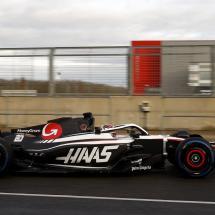 L’écurie américaine Haas a fait tourner sa vraie VF-23 - Crédit photo : Haas F1 Team