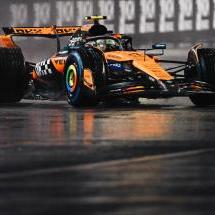Norris en maître des qualifs sous la pluie à Las Vegas - Crédit photo : McLaren Racing via X
