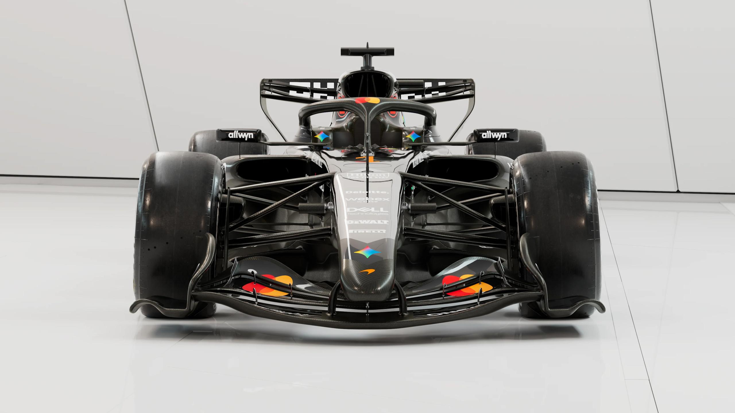McLaren dévoile sa MCL40 avec une livrée provisoire - Crédit photo : McLaren Racing