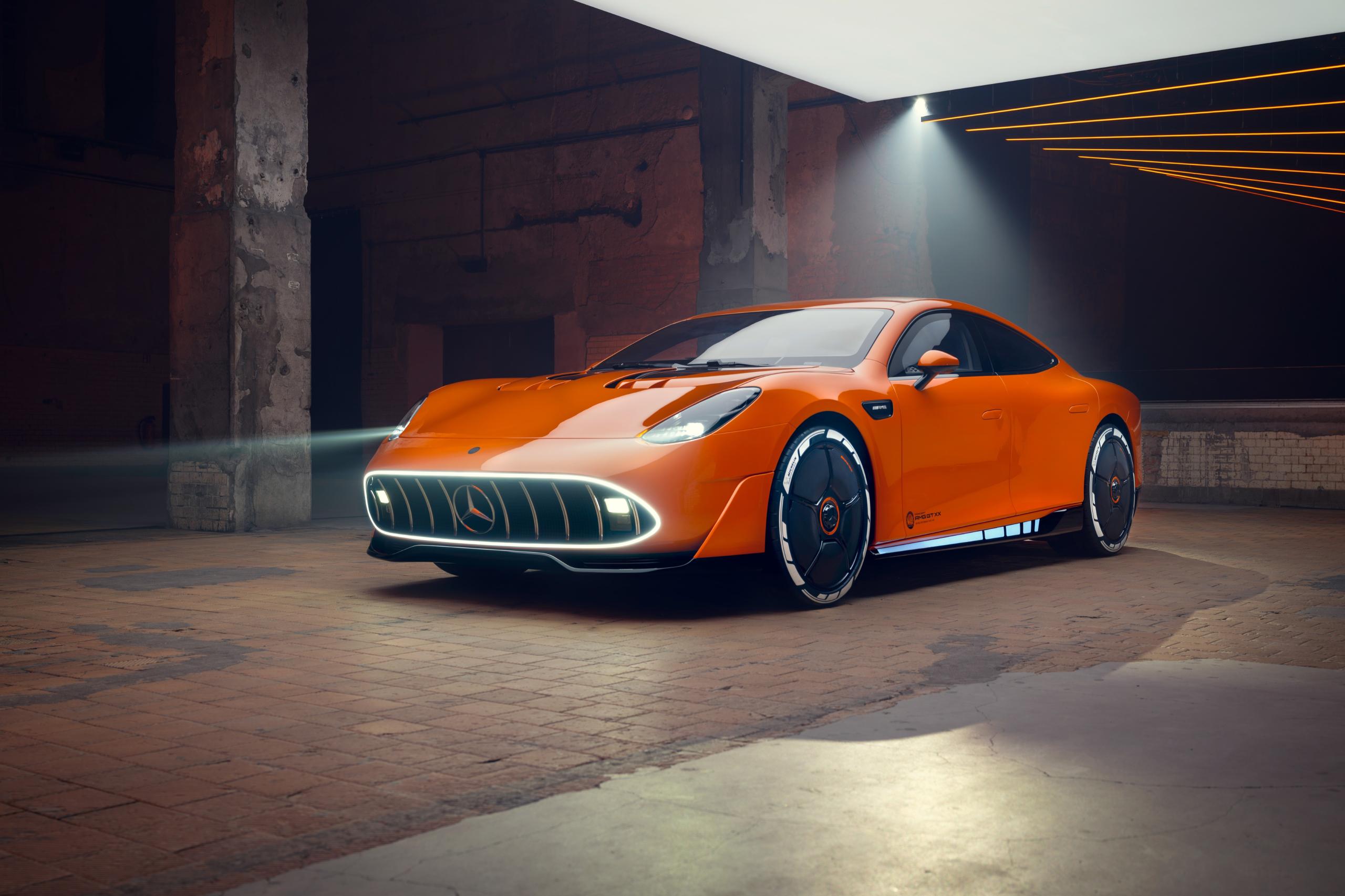 CONCEPT AMG GT XX : labo de la future hyper-GT électrique de Mercedes - Crédit photo : Mercedes-Benz Group AG