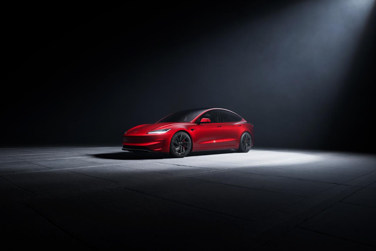Nouvelle Tesla Model 3 Performance : pareil mais un peu mieux - Crédit photo : Tesla