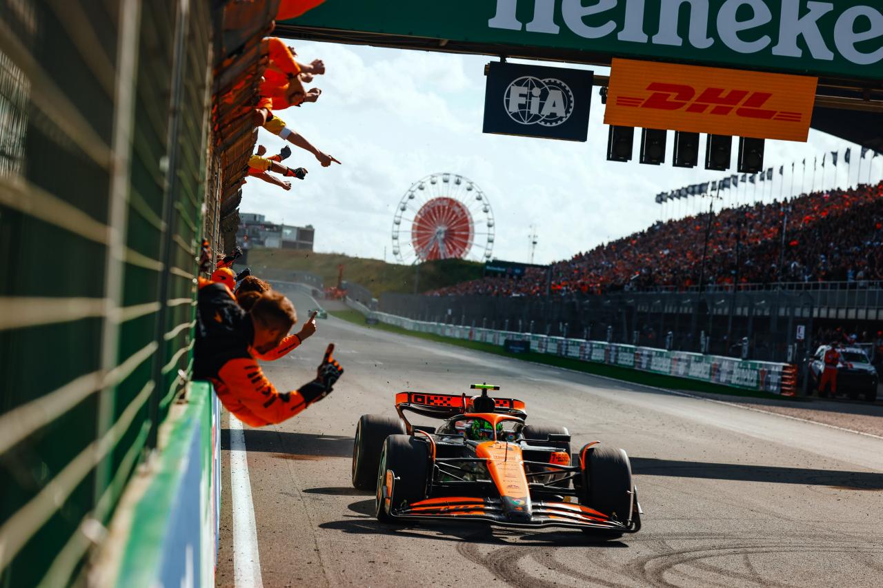 Norris s’impose à Zandvoort, fin de série à domicile pour Verstappen - Crédit photo : McLaren