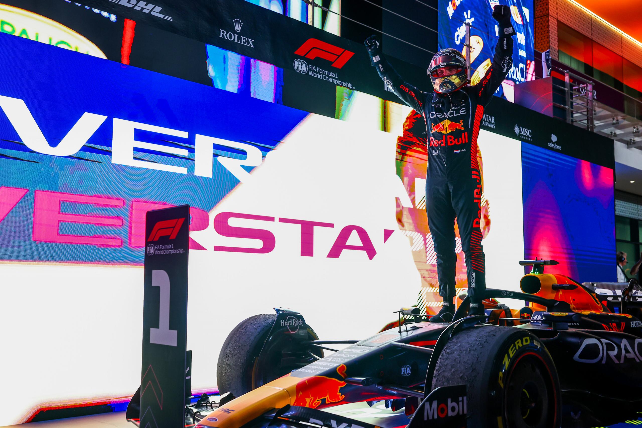 Verstappen triomphe devant les McLaren dans un Grand Prix du Qatar éreintant - Crédit photo : Red Bull Content Pool