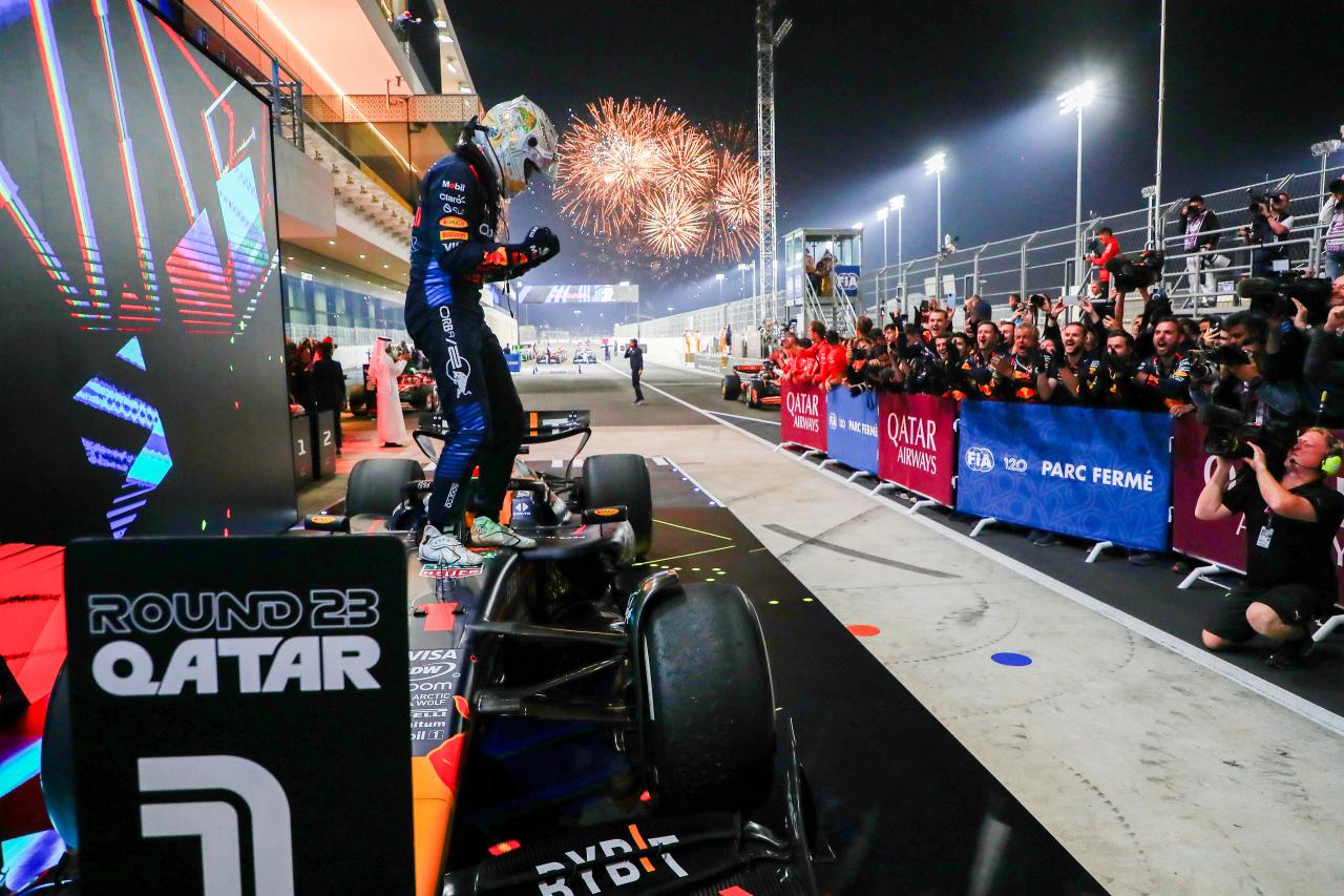 Verstappen triomphe dans un Grand Prix du Qatar mouvementé - Crédit photo : Red Bull Content Pool - Getty Images