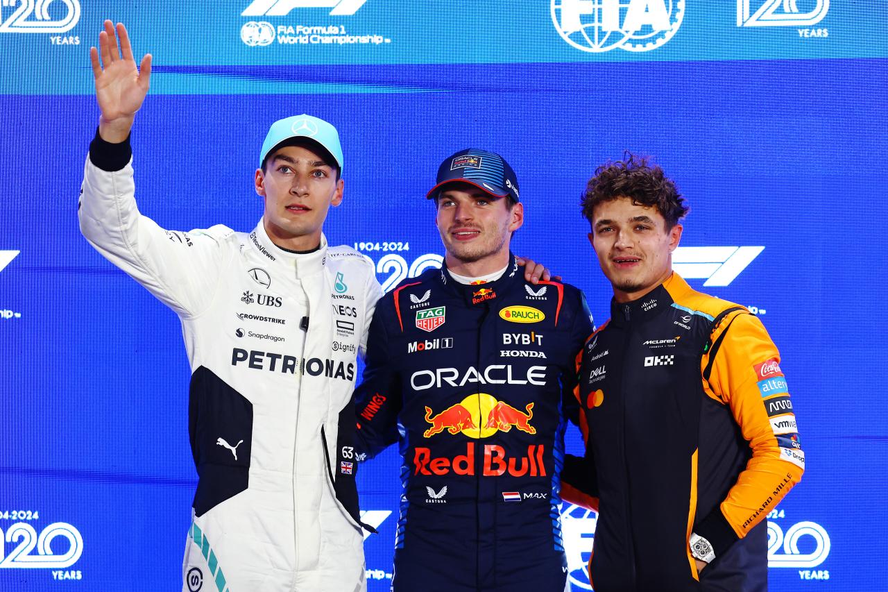 Verstappen décroche la pole au Qatar face à Russell pour 55 millièmes