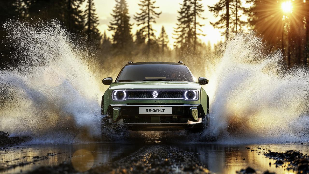 Renault 4 Savane 4x4 Concept : l’esprit baroudeur électrifié - Crédit photo : Renault