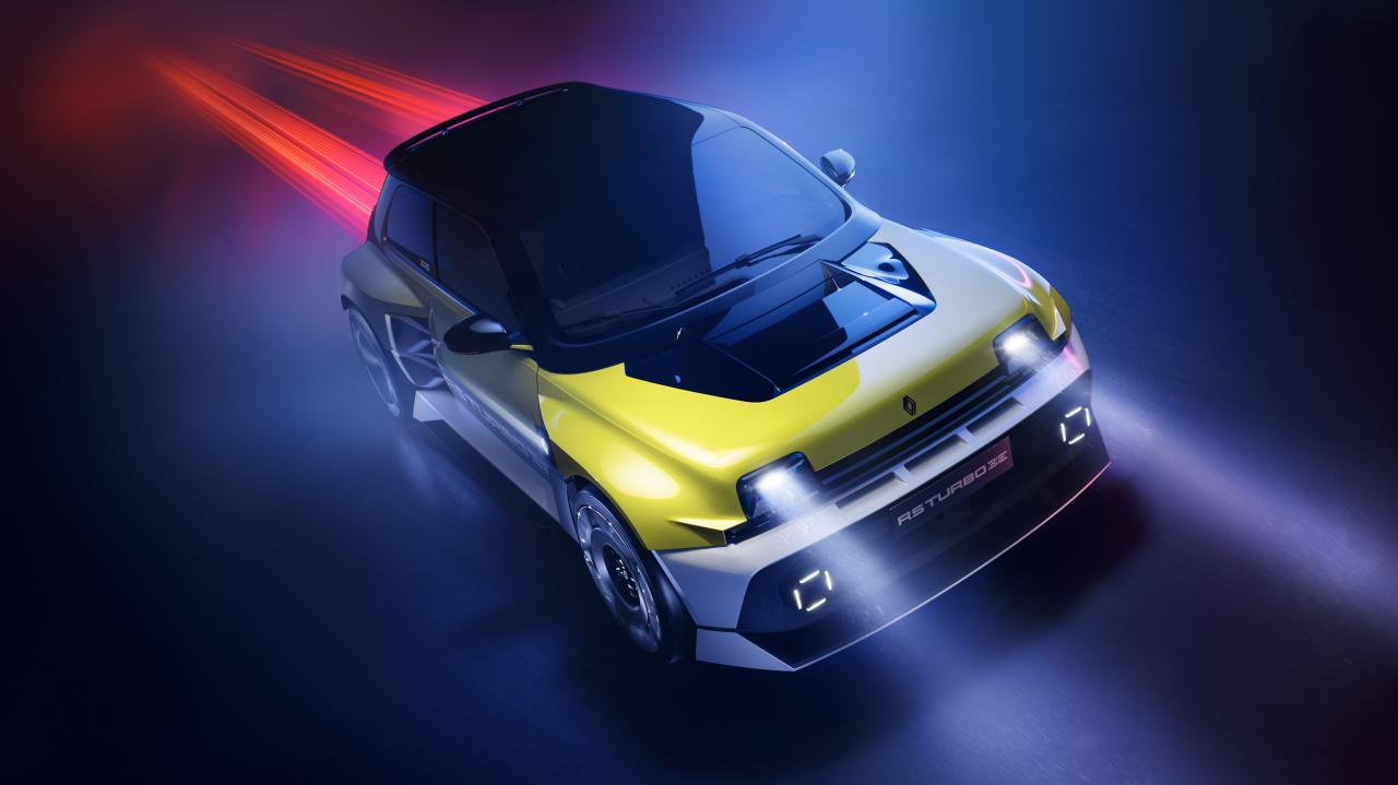 R5 Turbo 3E : mini-supercar française par Renault - Crédit photo : Renault