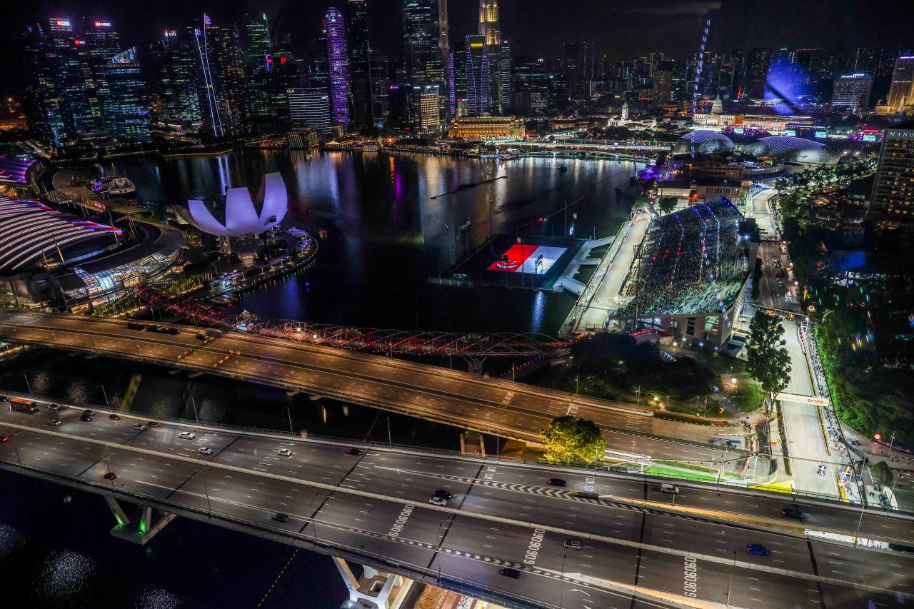 Grand Prix de Singapour : rappel des détails du changement de tracé en 2023 - Crédit photo : Getty Images - Red Bull Content Pool