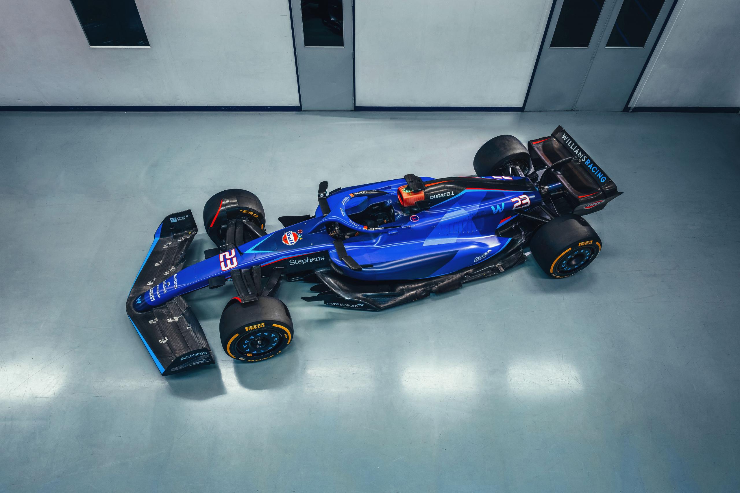 Williams a montré les premières images de sa vraie F1 2023, la FW45 - Crédit photo : Williams Racing
