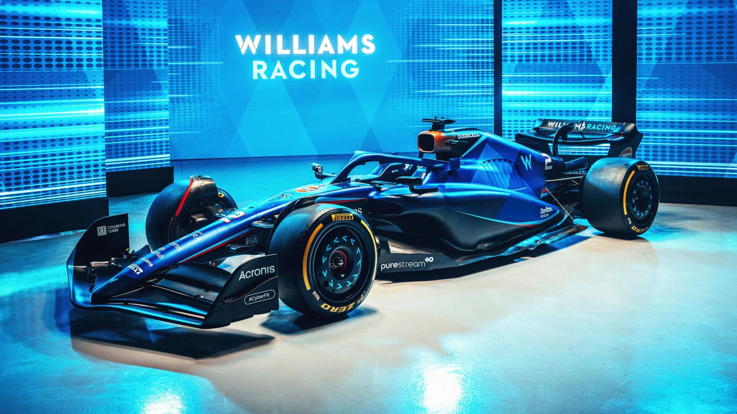 Avec la livrée de sa FW45, Williams lance sa saison 2023 de F1 - Crédit photo : Williams Racing
