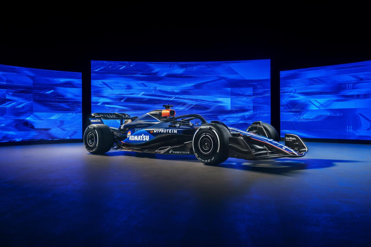 L'écurie britannique de F1 Williams présente la livrée de sa FW46 pour 2024 - Crédit photo : Williams Racing