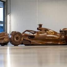 F1 : une monoplace en chocolat géante dévoilée à Silverstone