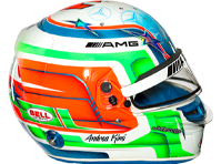 Casque de Andrea Kimi Antonelli