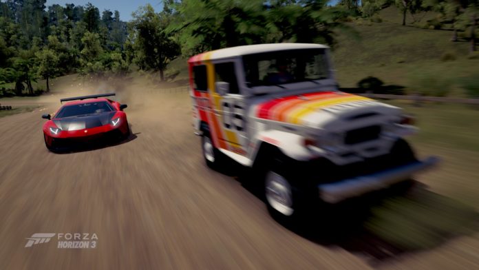 Forza Horizon 3 : Lambo VS Land-Cruiser