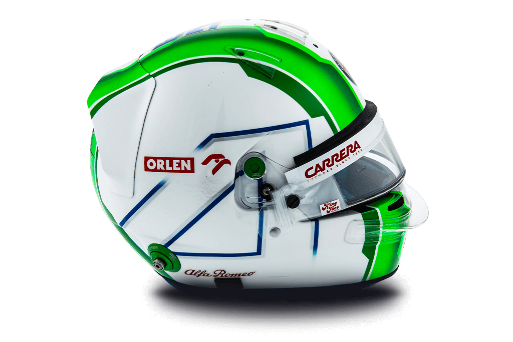 Casque de Antonio Giovinazzi