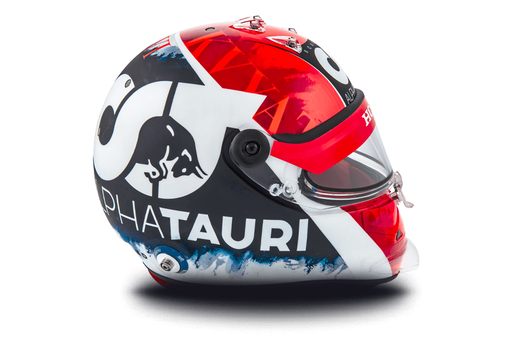 Casque de Daniil Kvyat