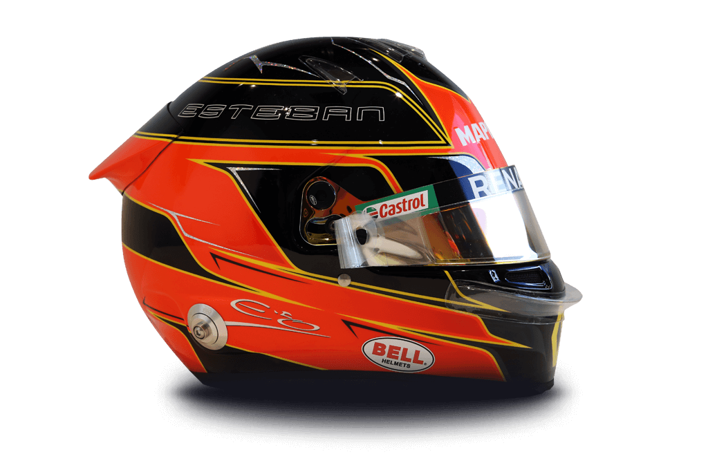 Casque de Esteban Ocon