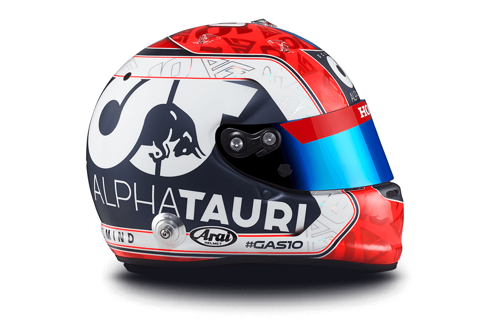 Casque de Pierre Gasly