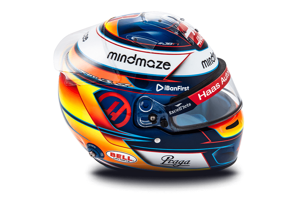 Casque de Romain Grosjean
