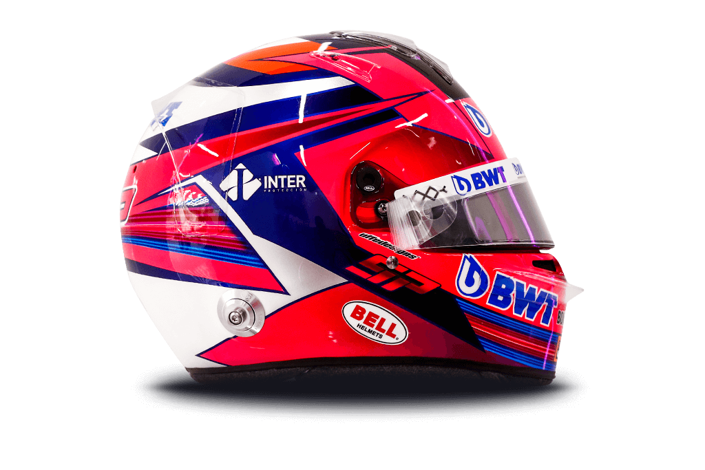 Casque de Sergio Pérez