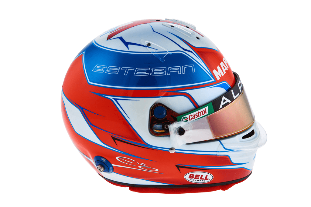 Casque de Esteban Ocon