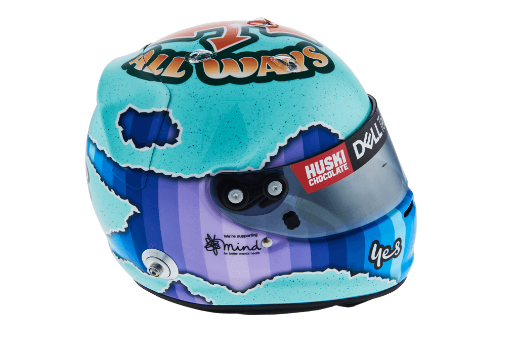 Casque de Daniel Ricciardo